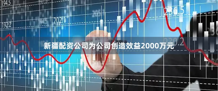 新疆配资公司为公司创造效益2000万元